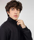 Men's Half Zip Mock Neck